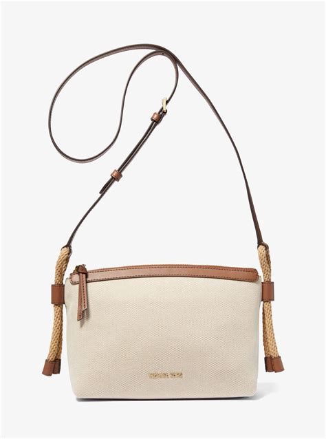 michael kors canvas marins bags|michael kors canvas bag crossbody.